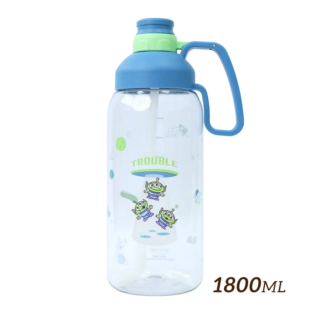 HOUSUXI迪士尼玩具總動員系列三眼怪Tritan大容量水瓶/ 1800ml/ 新版