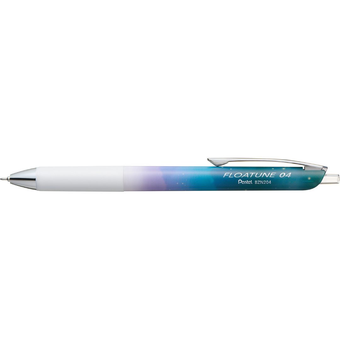 Pentel FLOATUNE 0.4按壓式輕滑鋼珠筆/ 午夜天空
