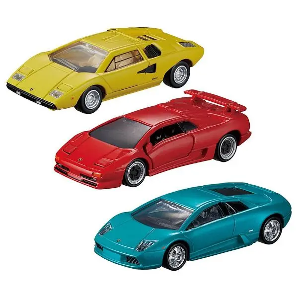 TOMICA小汽車/ PRM車組/ 藍寶堅尼/ 3入組