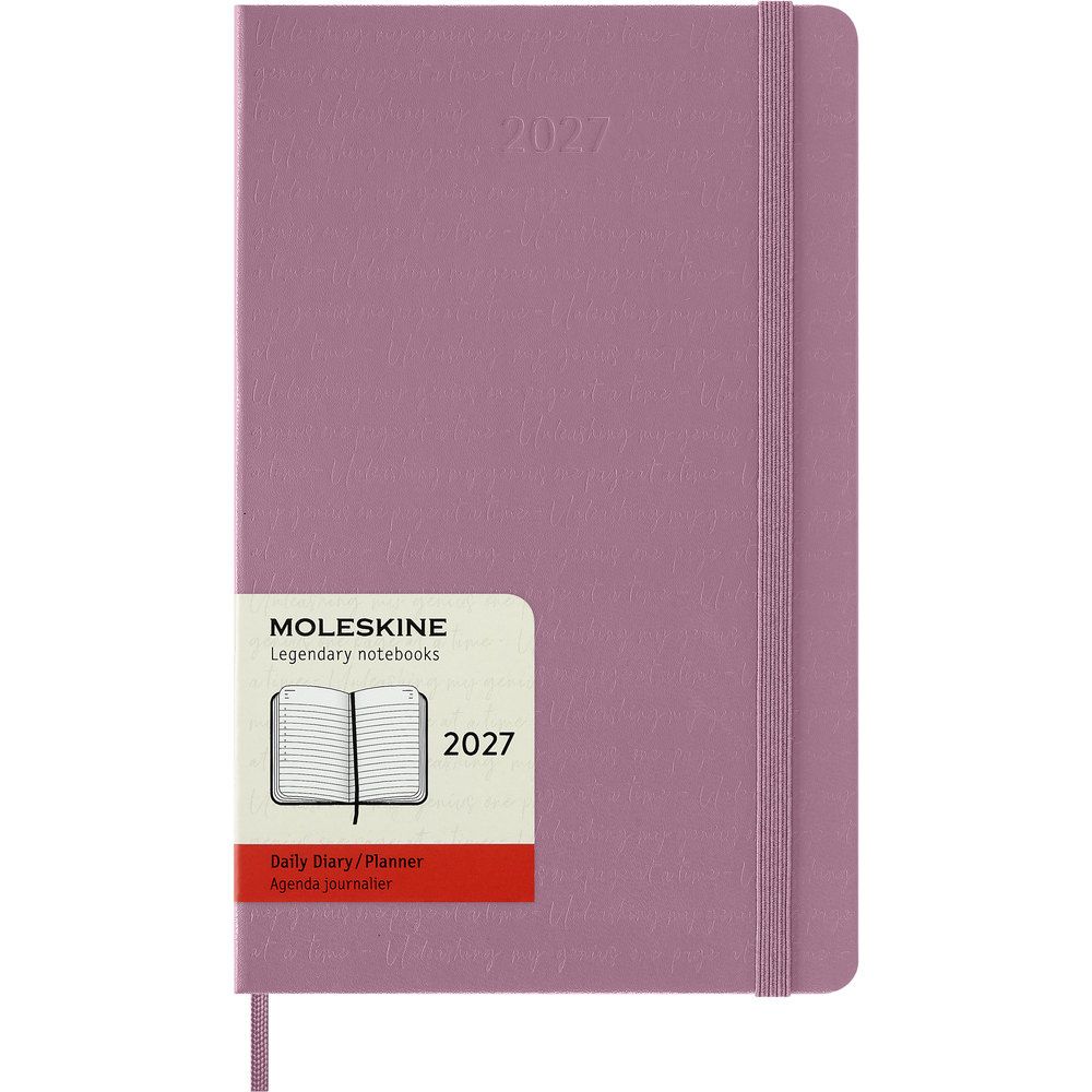 2027 MOLESKINE日記手帳/ 12M/ 硬殼/ L型/ 尊榮粉