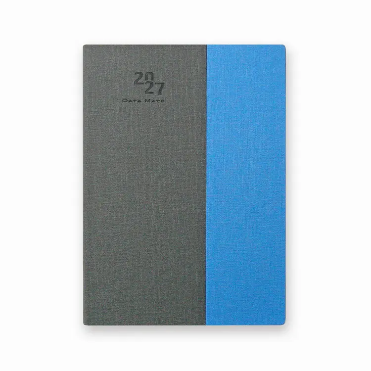 2027 DATA MATE 32K皮製精裝本/ 撞色品味/ 深灰色