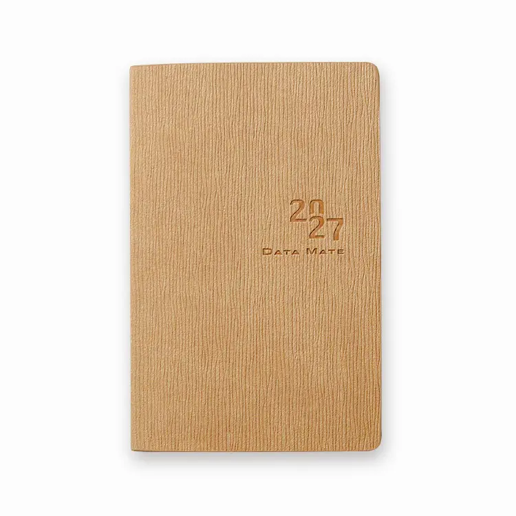 2027 DATA MATE 90K皮製精裝本/ 簡約質感/ 棕色