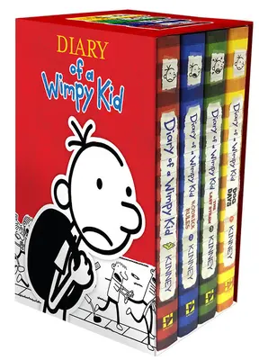 Diary of a Wimpy Kid Box of Books 1-4 (Revised Ed./4冊合售)