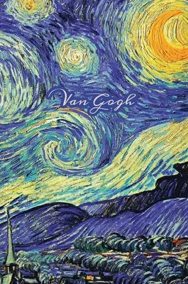 Van Gogh: Starry Night Painting, Hardcover Journal Writing Notebook Diary with Dotted Grid, Lined, Blank, Vintage Paper Style Pages