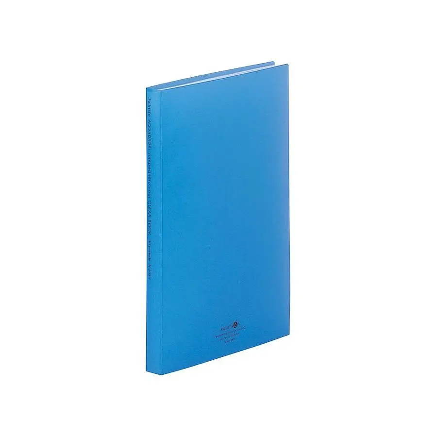 LIHIT AQUA透明資料簿/40入/青色