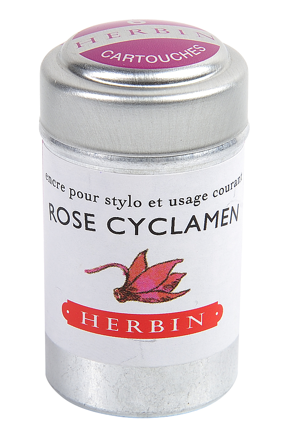 法國J. Herbin 鋁罐裝墨水管6入/ Rose Cyclamen