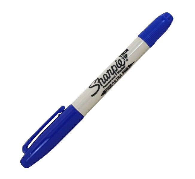 SHARPIE雙頭萬用筆/藍色