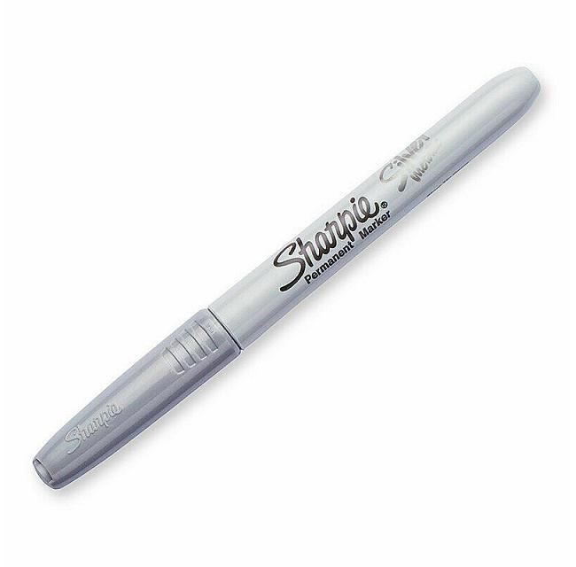 SHARPIE金屬銀色防水萬用筆/粗字