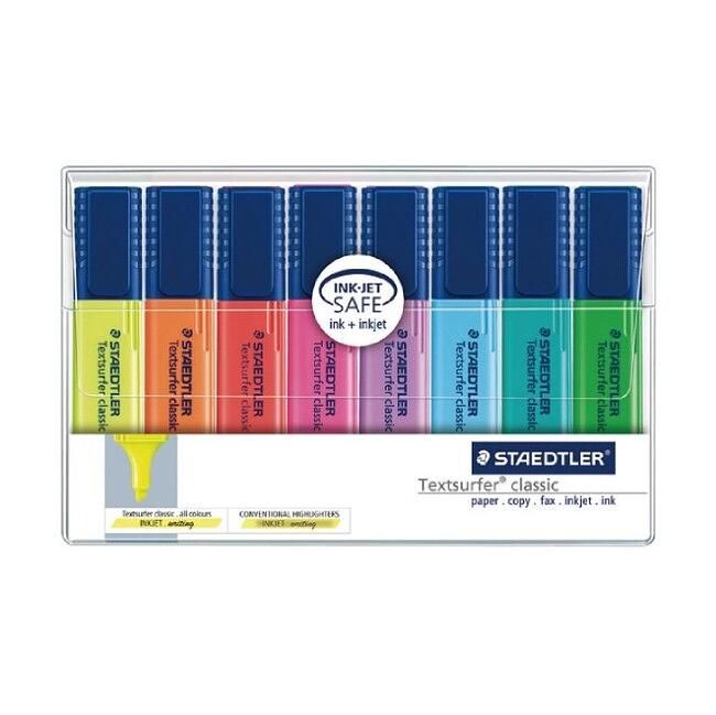 STAEDTLER噴墨用螢光筆/8入