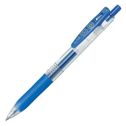 ZEBRA SARASA JJB15-0.7自動中性筆/淡藍