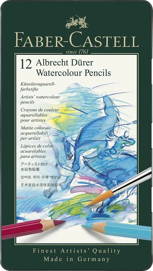 FABER-CASTELL 專家級12色水彩色鉛筆