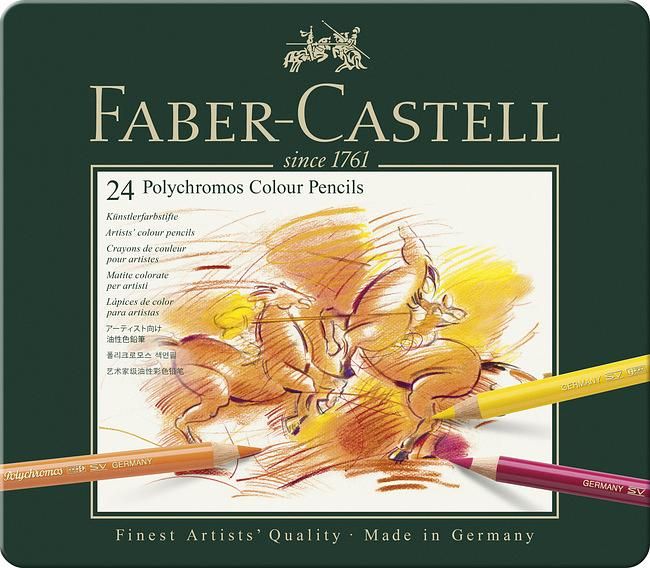FABER-CASTELL 專家級24色油性色鉛筆