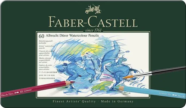 FABER-CASTELL 專家級60色水彩色鉛筆
