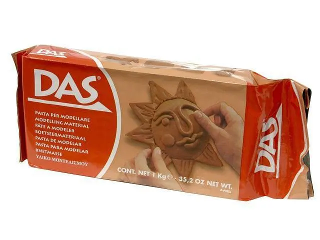 DAS軟陶土/土色/500g