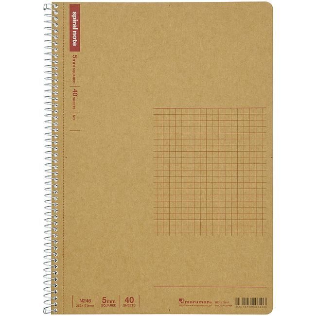 maruman B5筆記本方眼/5mm/40枚