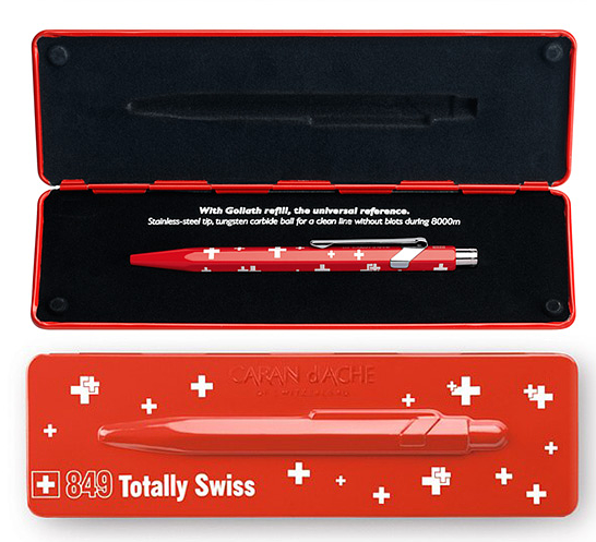 CARAN D'ACHE 849 Totally Swiss原子筆