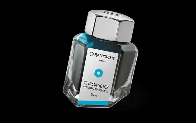 CARAN D'ACHE色彩墨水/碧綠藍