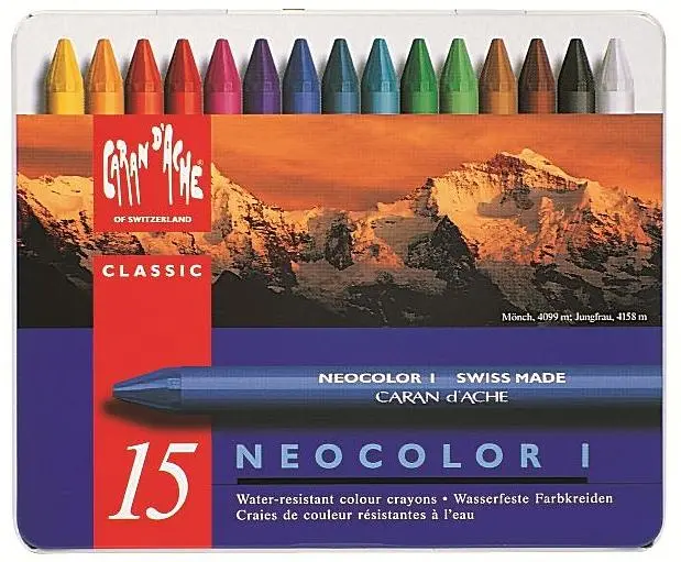 CARAN D'ACHE NEOCOLOR I專業級油性蠟筆/15色