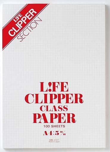 日本LiFE G Clipper紙箋本/ A4