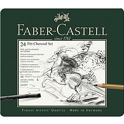FABER-CASTELL專業用素描碳精筆/ 24項