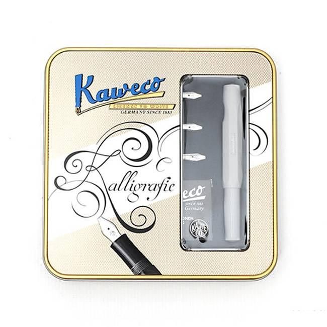 Kaweco Calligraphy系列藝術書法鋼筆組/ 白