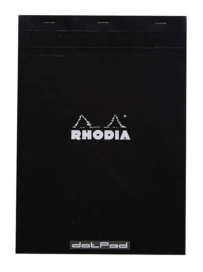 法國RHODIA 方眼筆記本/ N°18/ Black/ Grid 5mm