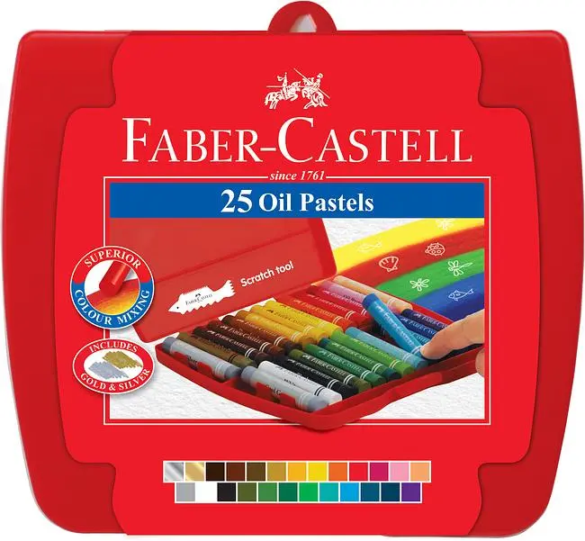 FABER-CASTELL粗芯油性粉彩條/ 25色