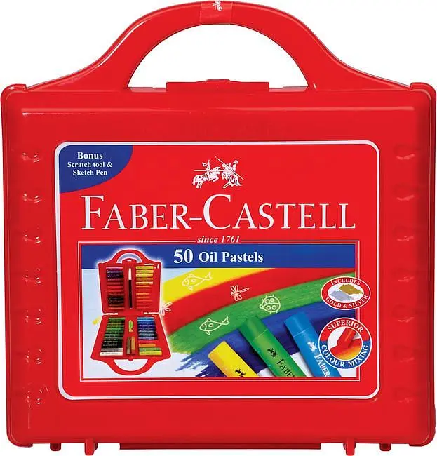 FABER-CASTELL粗芯油性粉彩條/ 50色