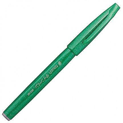 Pentel 柔繪筆SES15C-D/ 綠/ 常磐綠