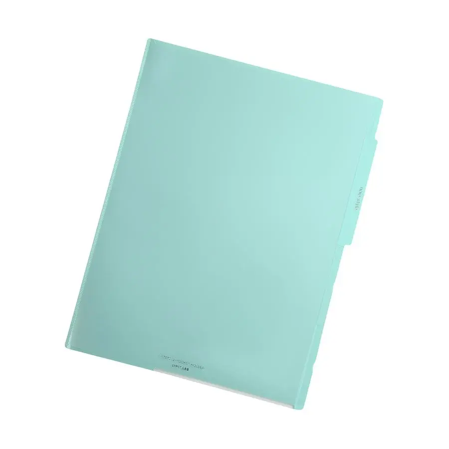 LIHIT LAB.雙層附索引文件夾/ A4/ 綠色