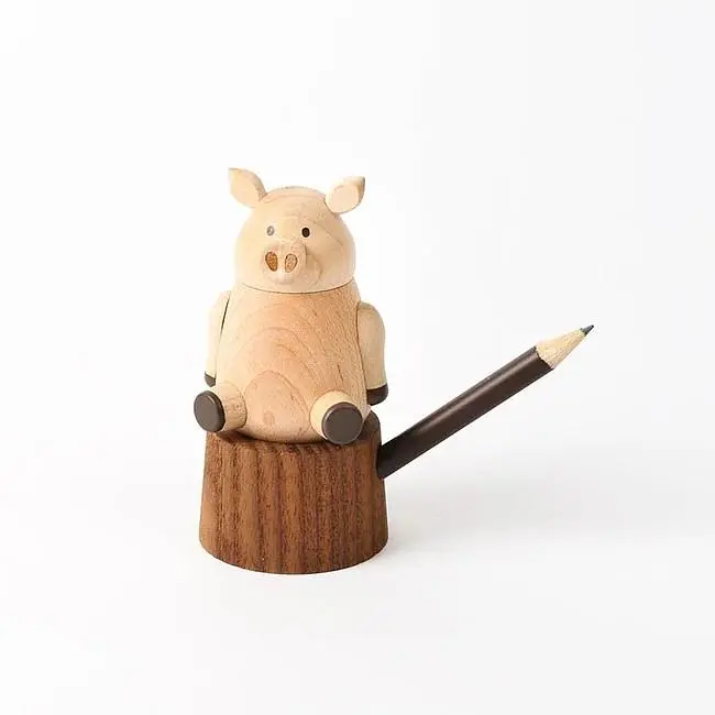 Jean文具木小物/ 小豬削筆器
