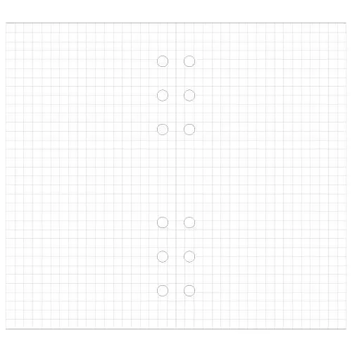 DATA MATE A6活頁備本內頁補充包/ 方格表