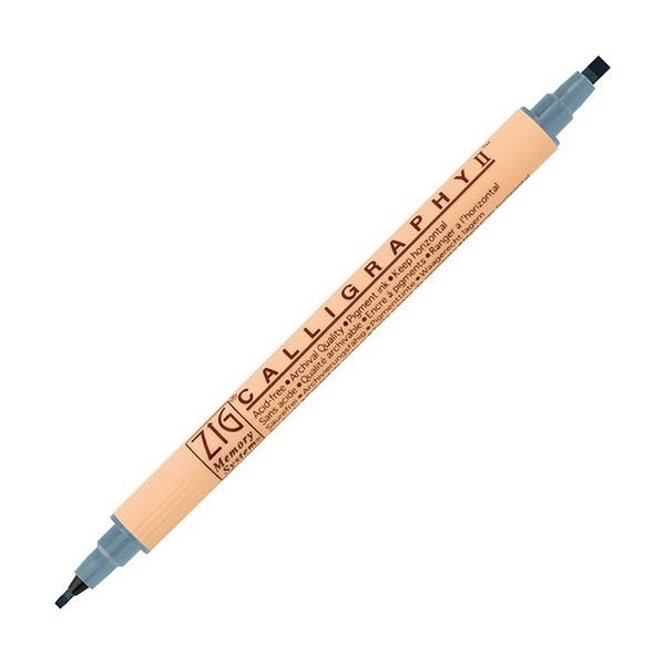 吳竹ZIG雙頭平頭麥克筆/ 鐵灰/ 2mm/ 3.5mm/ MS-3500-092