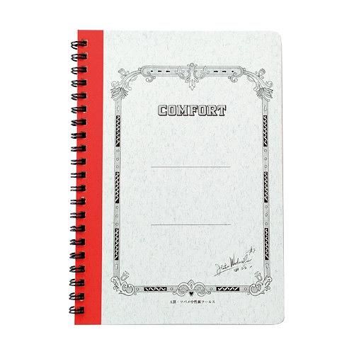 TSUBAME Note RH A5橫線線圈筆記本/ 紅色/ 50枚入