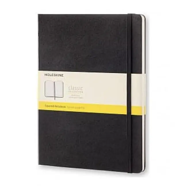 MOLESKINE 經典筆記本/ 硬殼/ XL型/ 方格/ 黑 