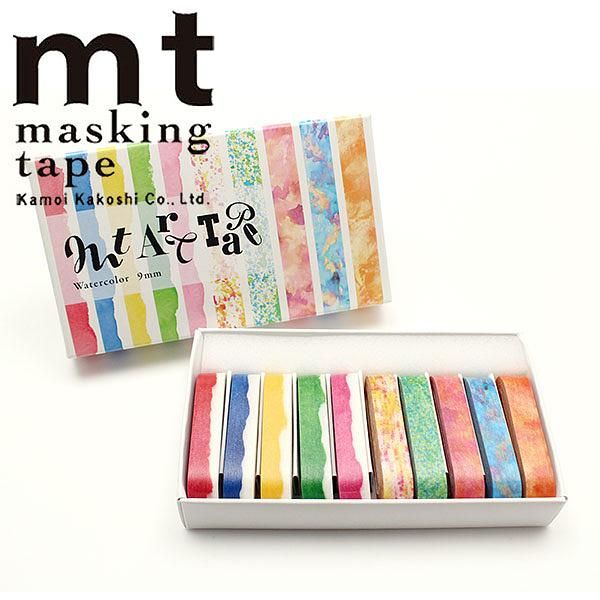 日本mt和紙膠帶/ Art Tape/ 9mm/ 水彩/ 10入