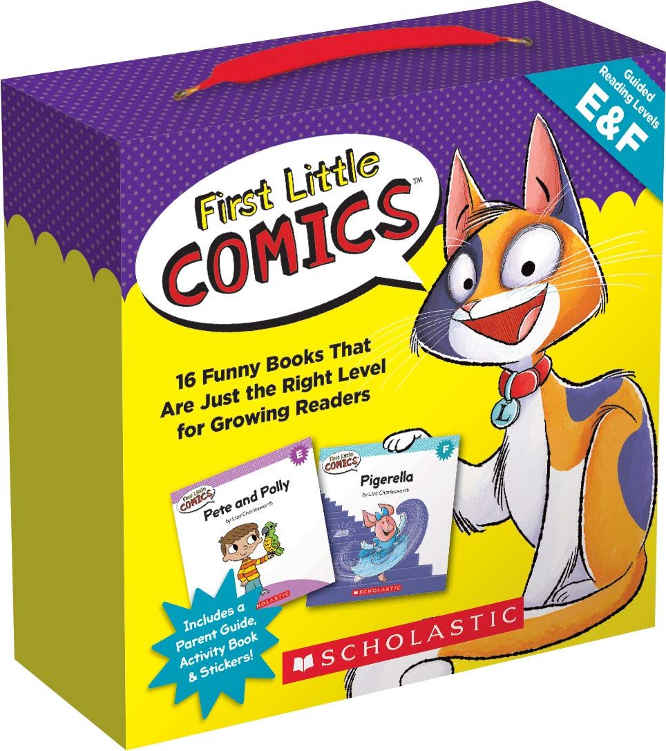 First Little Comics Parent Pack Levels E & F: 16 Funny Books that are Just the Right Level for Growing Readers (16冊合售)