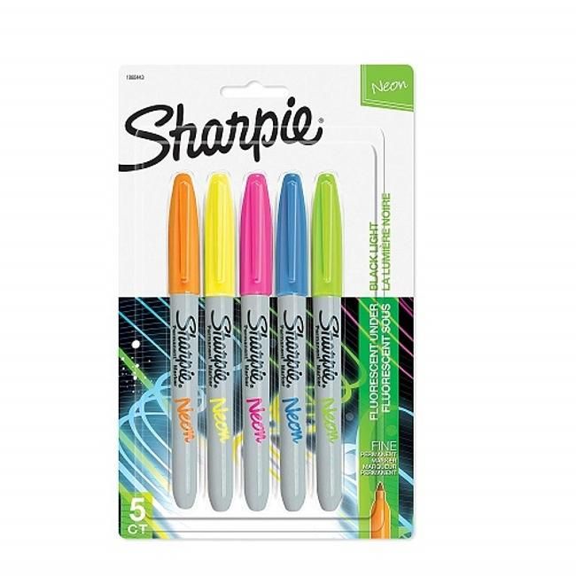 Sharpie Fine Neno 5色螢光粗字萬用筆組