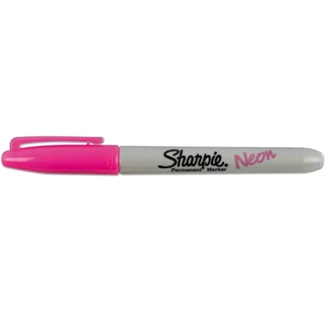 Sharpie Fine Neno螢光粉紅萬用筆/ 粗字