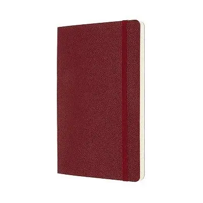 MOLESKINE皮革筆記本禮盒/ L/ 橫線/ 黑