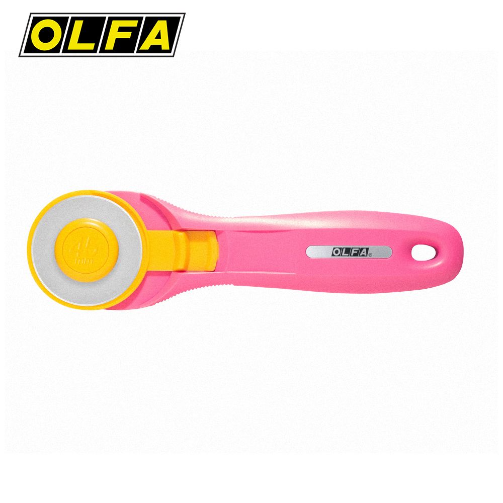 OLFA中型輪轉式割布刀/ 粉/ RTY-2C/ PIK