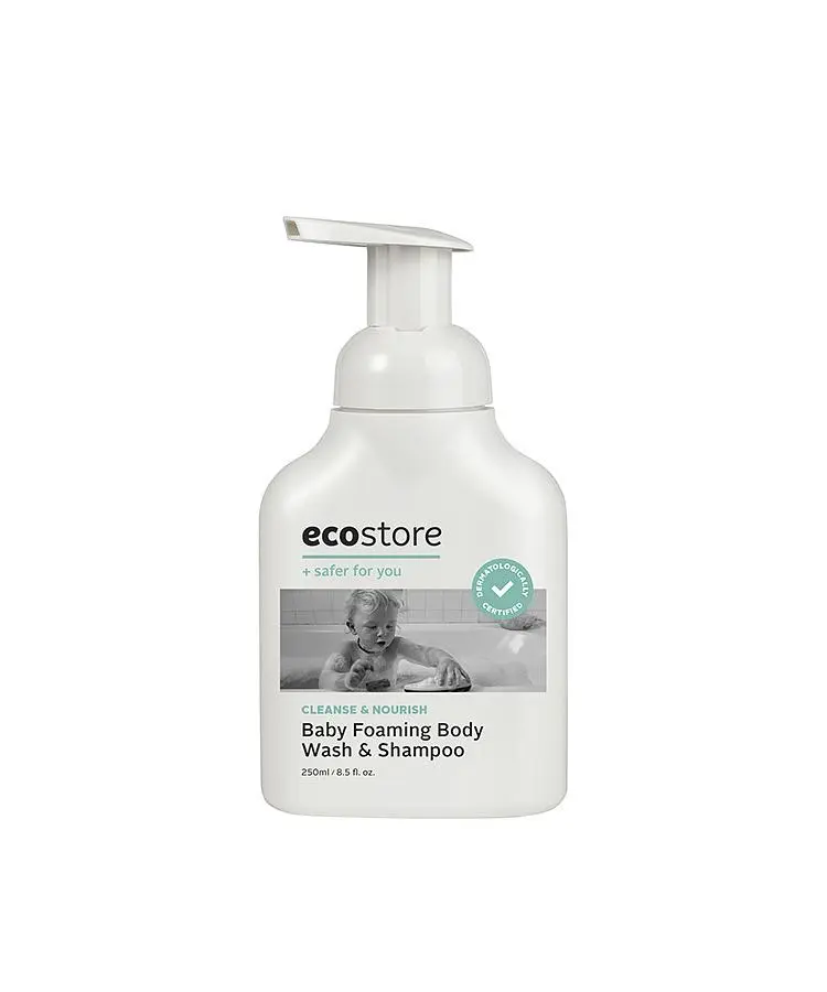 ecostore純淨寶寶2合1洗髮&沐浴泡泡/ 250ml