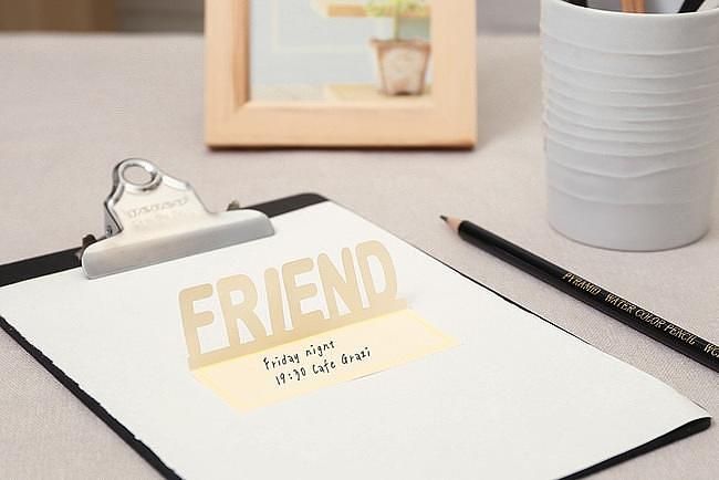 Jean文字事務便利貼/ Friend