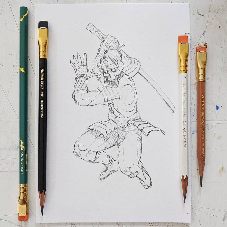 美國BLACKWING Black Matte 鉛筆/ 單支