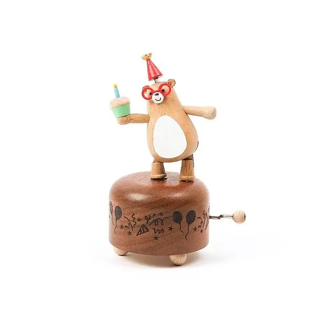 Wooderful life手搖上下動音樂鈴/ 大熊生日