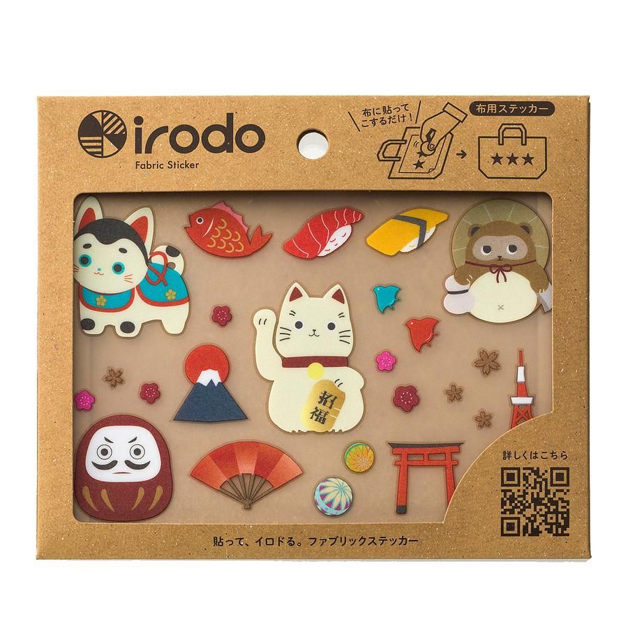 irodo免熨燙纖維專用手製轉印貼/ 日本