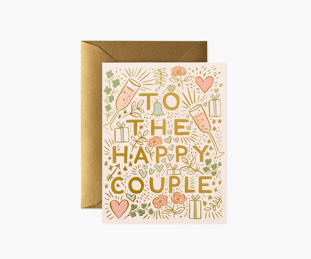 美國RIFLE PAPER 結婚賀卡/ To the Happy Couple