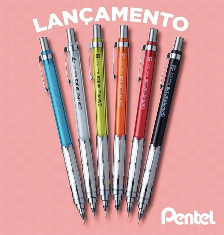 Pentel GRAPHGEAR 300自動鉛筆/ 黑/ 0.7