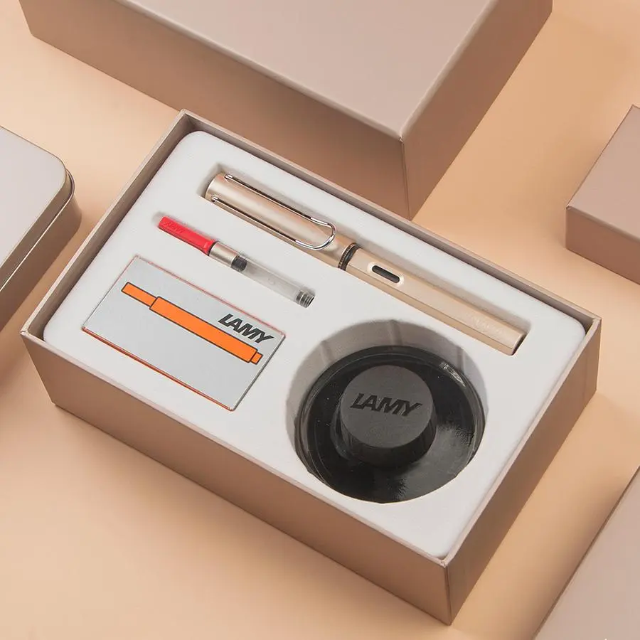 LAMY AL-star恆星鋼筆禮盒/ 2021限量/ 珍珠/ 50ml墨水/ F