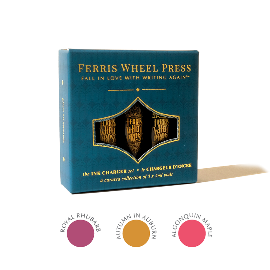 FERRIS WHEEL PRESS摩天輪鋼筆墨水/ Autumn in Ontario Collection安大略之秋/ 5ml/ 小電池分裝3入組